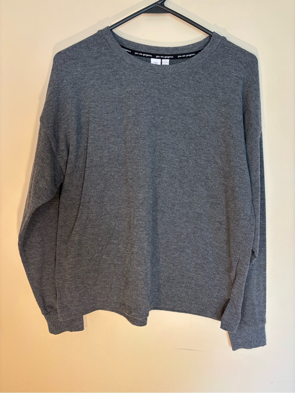 Women’s Gray Crewneck Sweater - Lightweight Everyday Pullover
